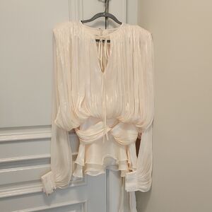 Elegant Cream Women's Mini Dress NWT